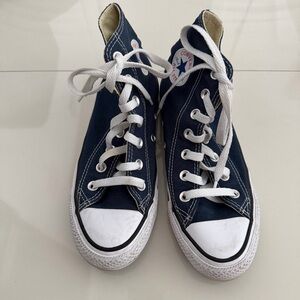Converse Blue and White High-Tops